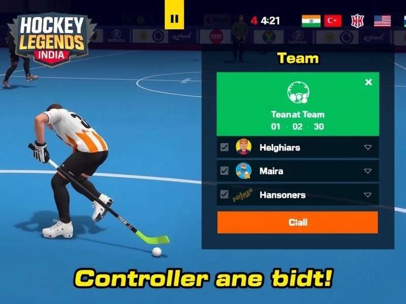 Hockey Legends India control tutorial